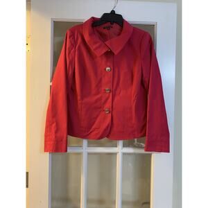 Rafaella studio womens pink blazer buttoned long sleeve classy blazer womens 8